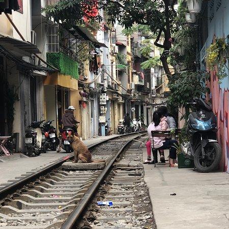 Hanoi 1990s - Train Coffee